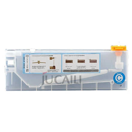 Jucaili 220ml Ink Cartridge with Float Level Sensor for Ink System for Mimaki Roland Wit-color Inkjet Printer Sub-tank