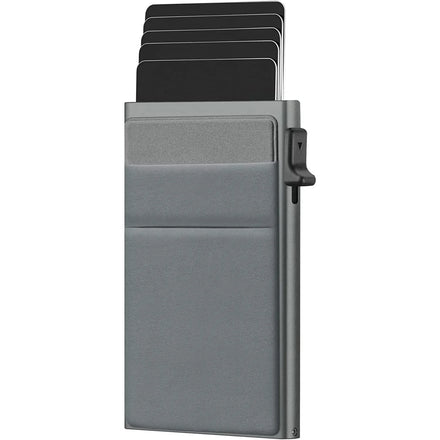 Top Quality Supplier Card Spring Wallet Metal Laser Blanks Popup Card Front Pocket RFID Wallet for Laser Engraving