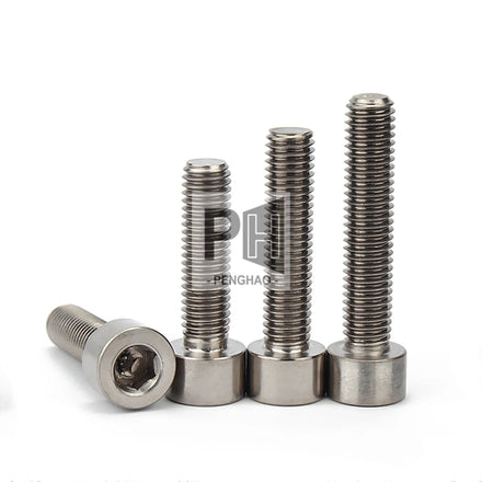 DIN912 M3 M4 M5 M6 M8 M10 M12 Titanium Alloy Screw Hex Socket Head Cap Screw Hexagon Bolt