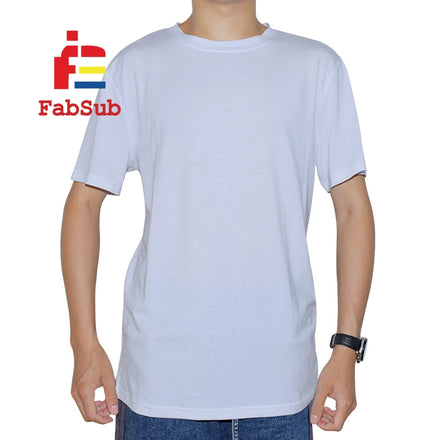 Sublimation Shirts 100% Polyester Cotton Feel US Size Blank Polyester Tshirts for Sublimation t Shirts Plain Custom Printing