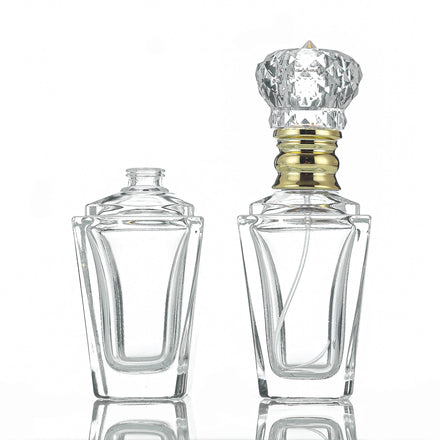 Wholesale High Quality Cylinder Glass Spray Empty Customised Perfume Bottles 60ml for Face Cream & Eye Drop Use