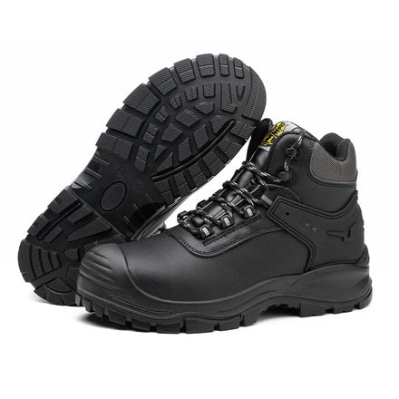 Factory Wholesale Classic Lace-Up Men's Hiking Boots High Tops Winter Work Leather Ankle Steel Toe Unisex Autumn Spring Summer