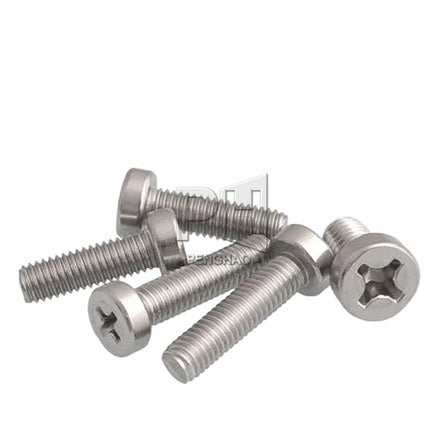 M2 M2.5 M3 M4 M5 M6 M8 Machine Screw GB822 ISO7048 Metric Thread Stainless Steel Oxidation Cross Recess Cheese Head Screw Bolt