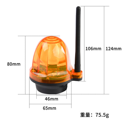 YET6139 Waterproof 12V 110v 220V Warning Light Signal Flash Alarm Lamp for Automatic Sliding Swing Gate Opener