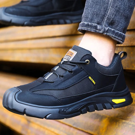 GUYISA New OEM/ODM Fashion Outdoor Work Safety Shoes Construction Site Steel Toe Soft Summer Winter Spring Autumn