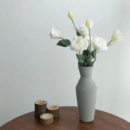 Hot Sale Modern Nordic Geometric Ceramic Vase Office Living Room Desktop Decoration Dried Flower Porcelain Vase for Home Decor