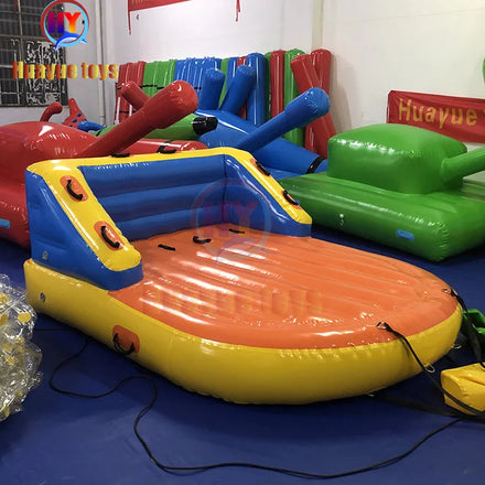 New Design Crazy Water Sport Games Inflatable Towable Boat for Water Play Equipment Entertainments