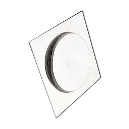 Stainless Steel Square Pop up Floor Drain Anti Odor Bathroom Shower Drain Cover 100 120 150mm for Balcony