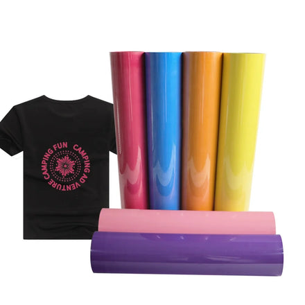 PU Matte Heat Transfer Vinyl Sheets Easy Cut Weed HTV for DIY Custom T Shirts Bags Caps