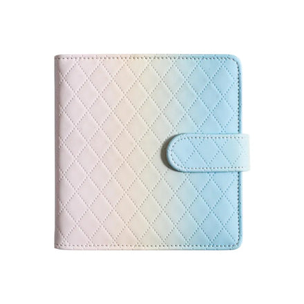 New Cute Candy Gradual Color Leather Loose Leaf Notebook School Student Binder Journal Stationery Supplies Customize B6 A7