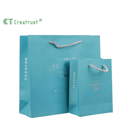 Christmas Bicycle Packaging Clear Shopping Soft Loop Plastic Handle Coffee Fashion Grid Die Cutting Cookie Paper Bags