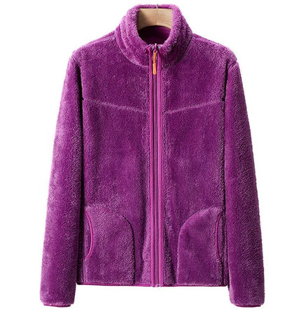 Classic-fit Polar Fleece Zip up Reversible Jacket Fleece Jacket