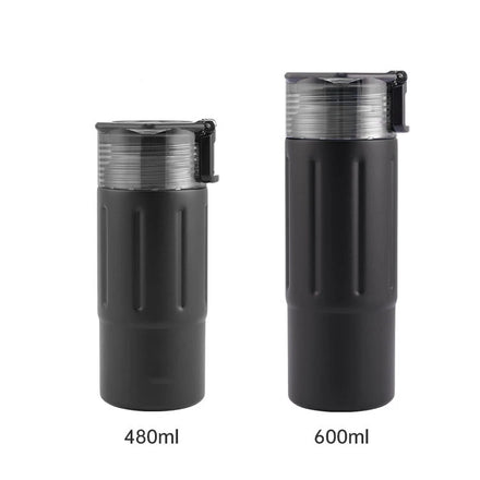 FX Factory Custom Logo Printing 480ml-600ml Double Wall Stainless Steel Water Bottle Tumbler Handle 500ml Capacity Thermos Mug