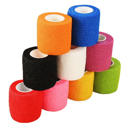 5cm Self-Adhesive Elastic Sports Tape Cohesive Bandage Football Grip Sock Finger Guard Hand Wrist Wraps Other Sport Horse Use