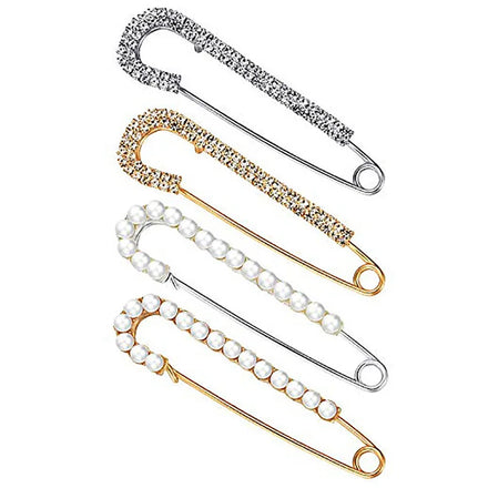 Korean Fashion Exquisite Alloy Rhinestone Flower Brooch Women's Suit Accessories for Wedding Party Engagement Gift
