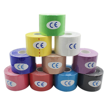 5cm Cotton Kinesiology Sports K Tape Fitness Protective Elastic Adhesive Bandage Wrist Wraps Muscle Pain Relief Physical Therapy