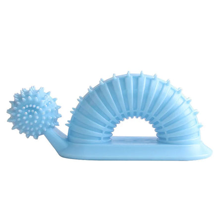 Chew Toy TPR Snail-shaped Food Molar Interactive Pet Toy Toothbrush Molar Chew Dog Toys