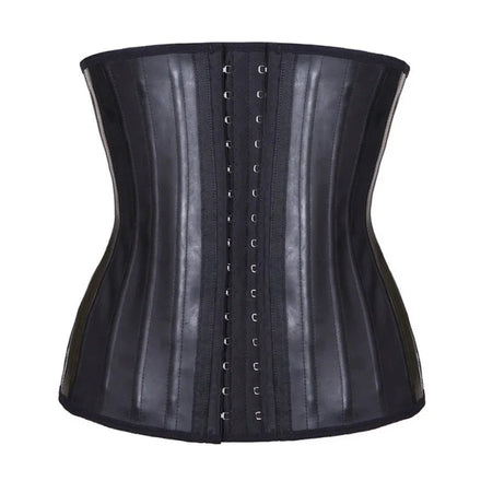 Women Latex Corset 25 Steel Bone Corset Exercise Shaping Waist Belt Waist Trainer Plus Size Tummy Girdle