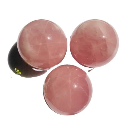 Wholesale Natural Rock Polished Crystal Ball Star Flash Rose Quartz Crystal Sphere