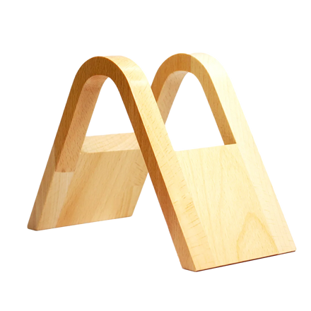 AM Store Hot Selling Wholesale Reusable Desk Table Stand Bamboo Drip Coffee Filter Paper Holder Coffee Filter Paper Rack