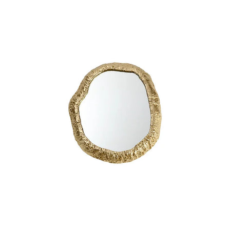 37CM Customized Living Room Background Wall Decorative Gold Mirror Classical Art Porch Mirror Creative Wall Special-shaped