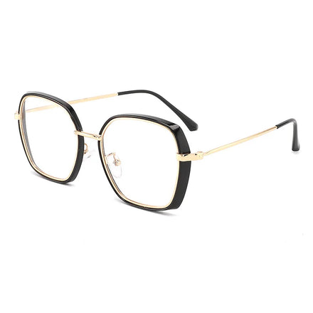 2023 New Trendy Fashion Plain Frame Women's Glasses Frame Retro Anti Blue Light Photochromic of Men Glasses Unisex