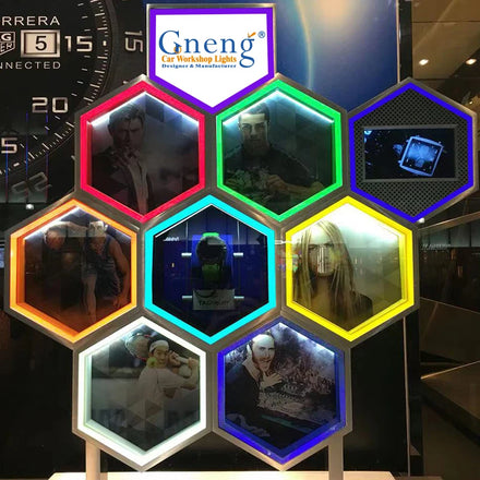 Customized Hotel Light-New Design Color Changeable Honeycomb RGB Working Light