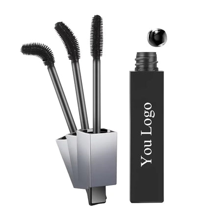Adjustable Brush Head Luxury Tube Vegan Waterproof 3D Brush Mascara Private Label