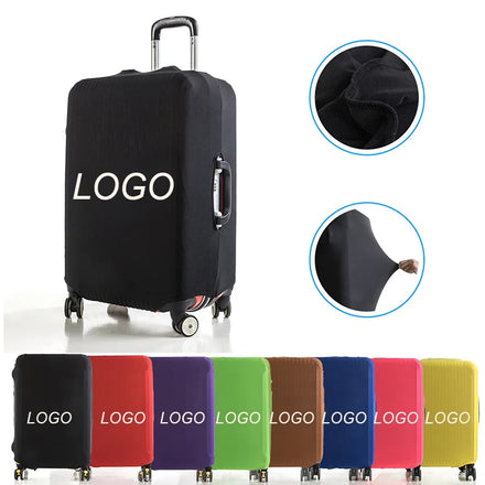 Beautiful Travel Solid Spandex Polyester Luggage Four Sizes Suitcase Protector Custom Luggage Cover