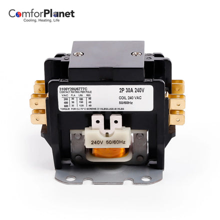 Electric AC 220V Contactors for 1P 2P 3P Air Conditioners HVAC Systems Parts