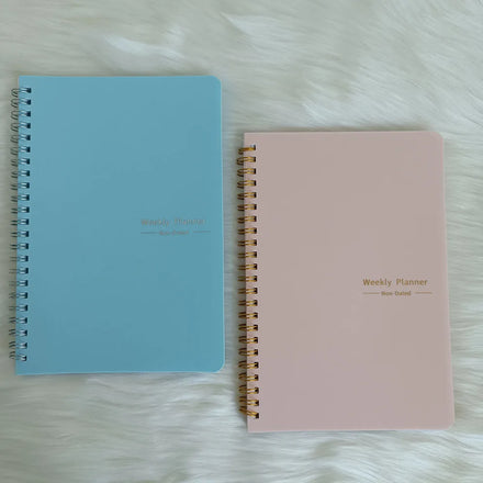 Hot Sale Factory Stock Plastic Cover Custom Lined Pages Gift Diary Planner Spiral Notebook Journal Notebook