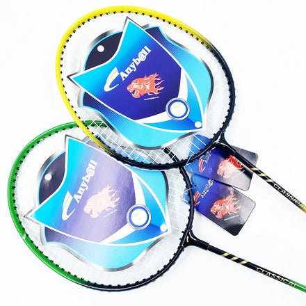 sports Wholesale Cheap Price Badminton Racket Aluminum Alloy material Badminton Racquet With String and a bag badminton racket sports