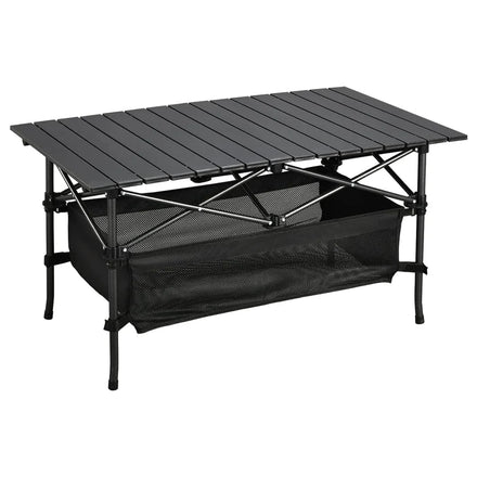 Woqi Portable Folding Egg Roll Table for Outdoor Camping & Picnic Modern Design Iron BBQ Folding Furniture