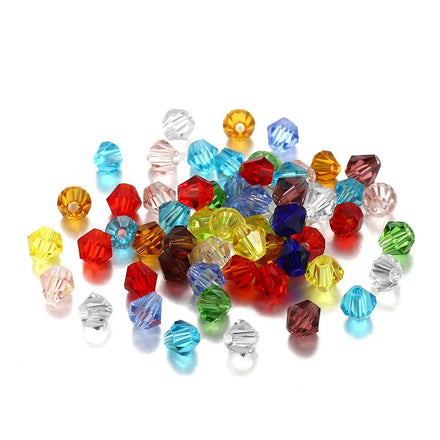 Hot Selling 4mm Transparent Plastic Beads for Diy Necklace Hair Accessories Jewelry Making