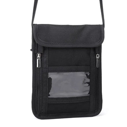 Good Quality RFID Blocking Travel Organizer Neck Passport Bag Pouch