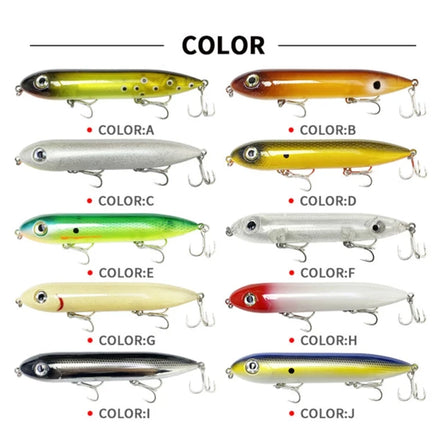 TOPRIGHT PE018 126mm 26g Big Game Floating Pencil Lure Saltwater Stickbait Hard Plastic Topwater Bait for Redfish