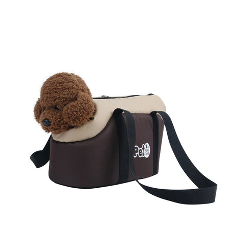 Portable Foldable Pet Carrier Bag Oxford Cloth Handbag Zipper Sustainable Outdoor Travel Dog Backpack for Carrying Furry Friends