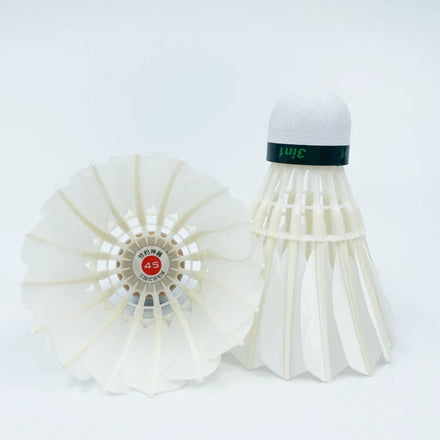 Dmantis D45 Most Stable 3-in-1 Goose Feather Shuttlecock with Good Flight High Quality for Training & Competition Speed 74-78