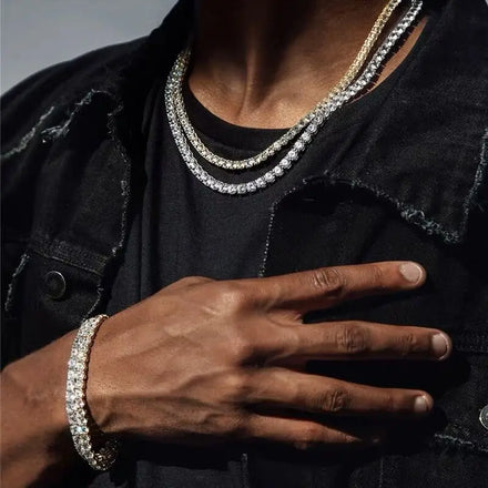 No Tarnish 18k Gold 3mm 4mm Tennis Chain Cz Zircon Bracelets Stainless Steel Cubic Zirconia Jewelry Nickel Free Tennis Bracelet