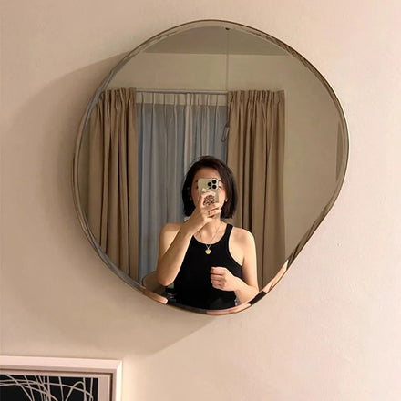 Home Decor Wall Mounted Bedroom Living Room Decorative Bathroom Irregular Shaped Mirror