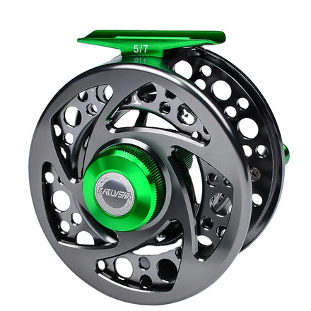 Fly Fishing Reel 5/7-7/9-9/10 WT Fishing Wheel Aluminum Lightweight Fly Reel CNC Machine Cut Large Arbor Die Casting