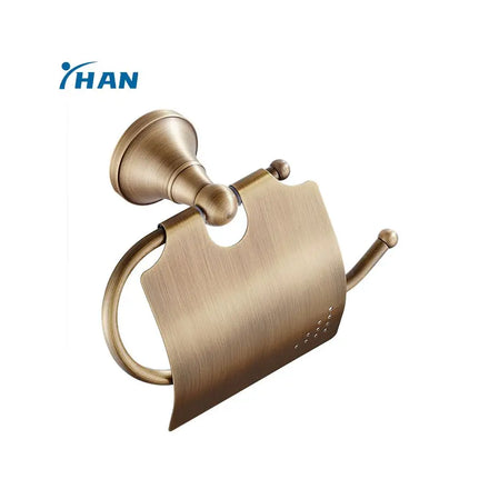 Copper Sanitary Roll Rack Shelf Toilet Household Utility Bathroom Tissue Holder Paper Holder