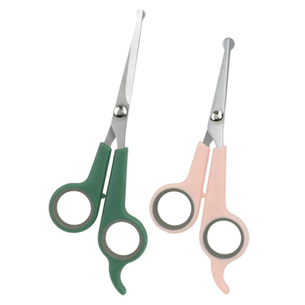 Pet Grooming Scissors Stainless Steel Rounded Tip Trimming Shears Dog Pet Hair Grooming Clippers