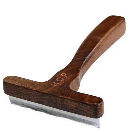 Classical Style Upscale Wooden Handle Pet Dog Deshedding Tool Brush Brush Cat Hair Removal Comb