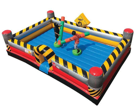 Outdoor Inflatable Sports Games Gladiator Joust Fighting Battle Bouncer PVC Material 50-Person Capacity