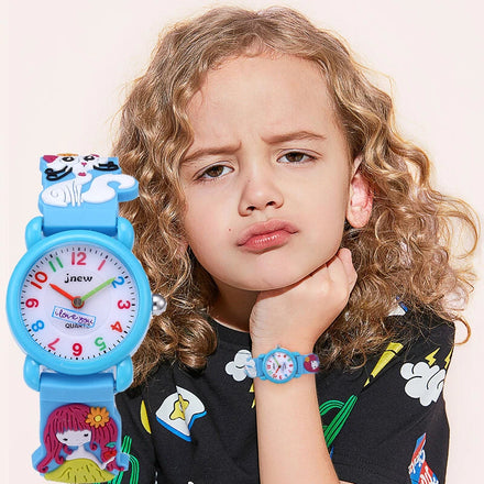 New Arrival Unique Cartoon Design Sport & Fashion Kids Watch 3ATM Waterproof for Boys and Girls