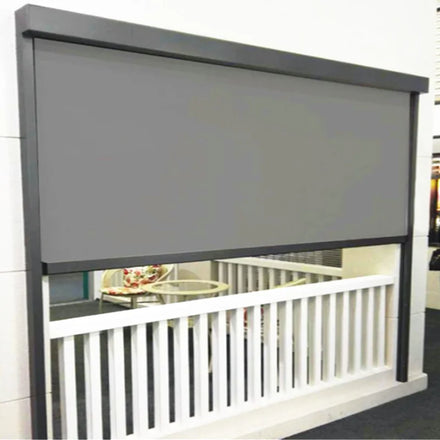 Waterproof Zipper Shades Wave Shade for Patio Blinds Outdoor Horizontal Blinds