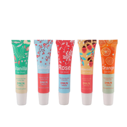 Custom Empty Pe Soft Tubes Vanilla/sakura/rose/orange 10ml12ml15ml Lip Gloss Lipstick Tube Cosmetic Plastic Packaging Tube