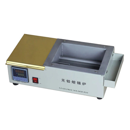 600W ZB1510D Solder Pot 7.5KG Tin Digital Square Stainless Steel with Tin Bath Lead Free Soldering Pot