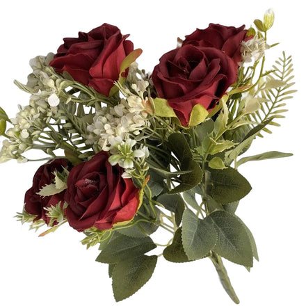 Wedding Decoration Bulk Cheap Wholesale Artificial Flowers 9 Heads Kola Roses